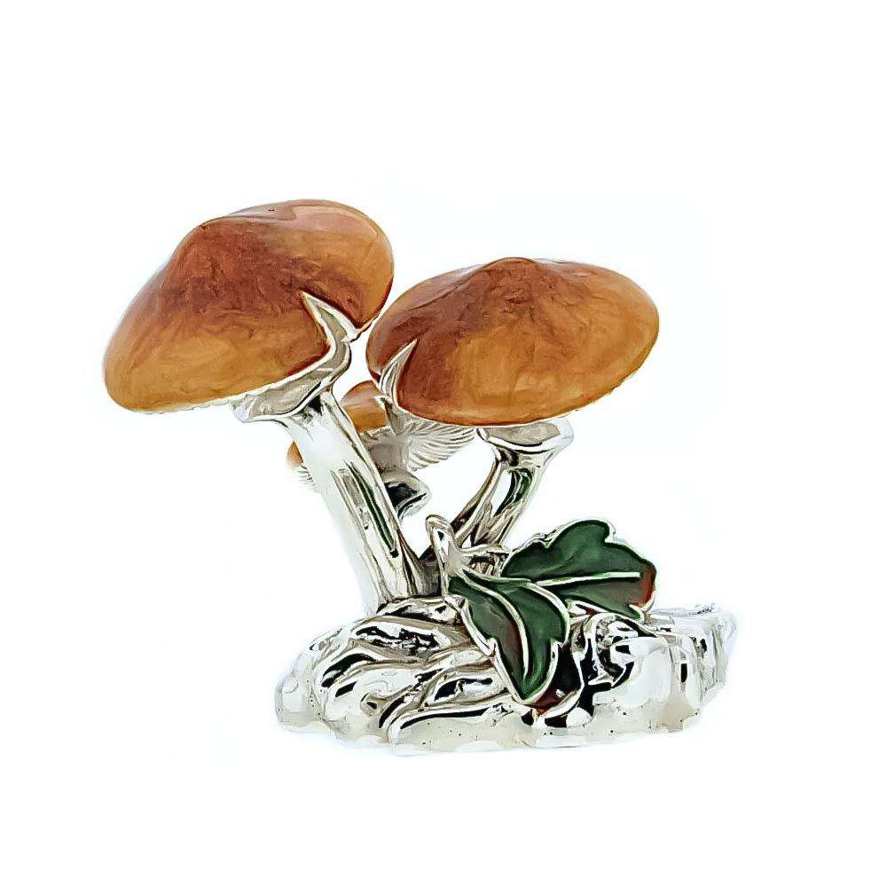 Enamelled honey mushrooms ornament Saturnoo ST191