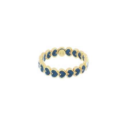 Anillo Maman et Sophie esmalte azul