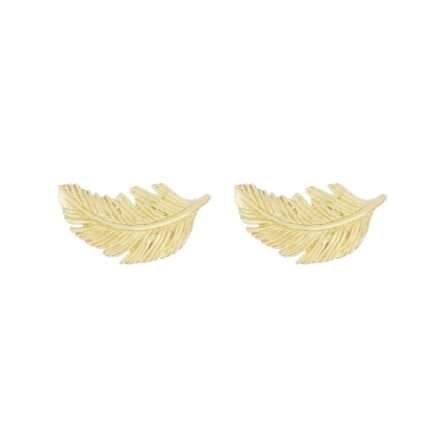 Maman et Sophie ORYOU41P 925 silver gold plated earrings pair