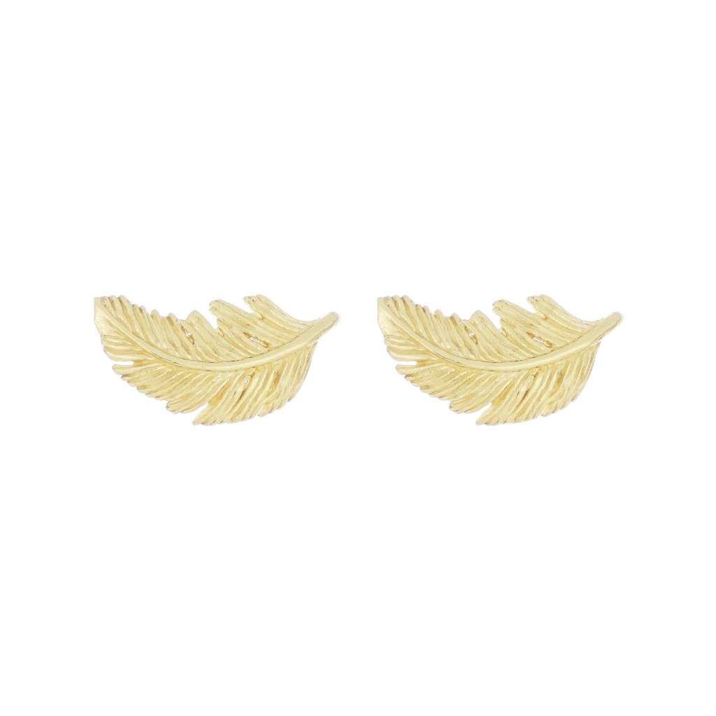 Maman et Sophie ORYOU41P 925 silver gold plated earrings pair