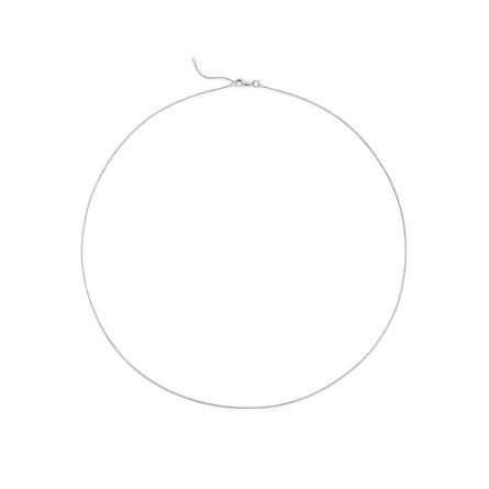 Collar leBebé LBBC9KB en oro blanco de 9 kt, longitud 40-45 cm