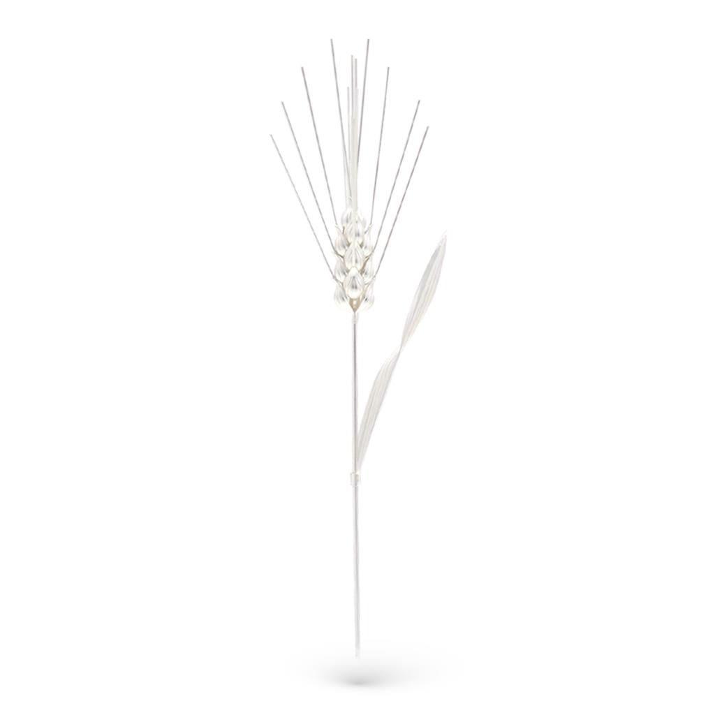 Ear of corn ornament in sterling silver 18cm
