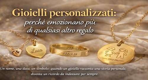 Gioielli personalizzati: il regalo che diventa emozione