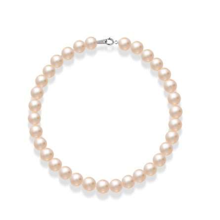 Bracciale di perle coltivate d'acqua dolce in oro bianco 18kt Ø 4,5-5 e 5,5-6 e 6,5-7 mm