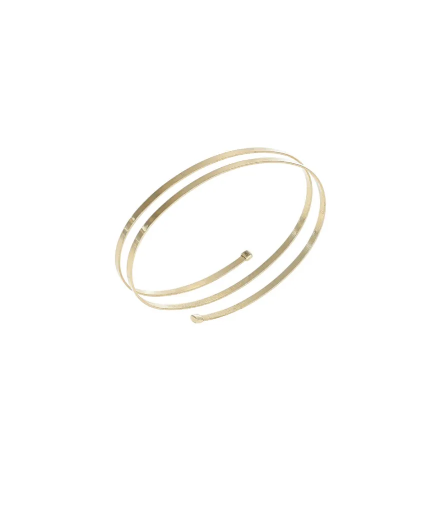 SKIN Bracciale 2 File – MagicWire® Collezione BASIC in Oro 750