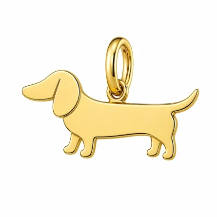 Ciondolo Bassotto Oro Giallo 18kt