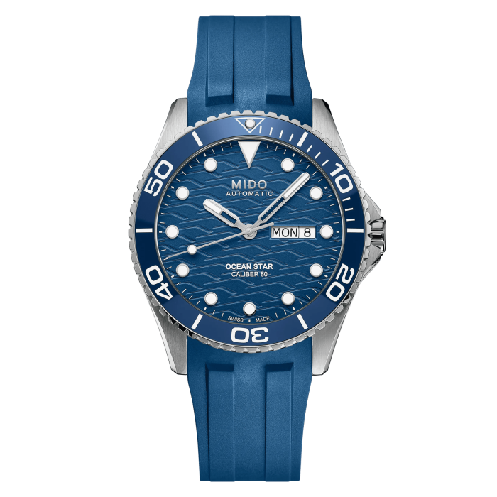 Mido Ocean Star 200C M042.430.17.041.00, subacqueo da 42,5 mm con lunetta in ceramica