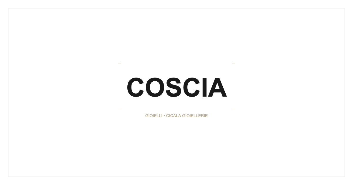 Coscia Gioielli: dal 1919 la vera perla, dall’Asia al mondo