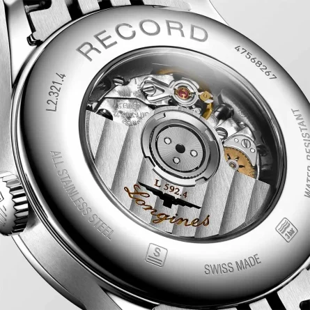 Longines Record L2.321.4.87.6 Automático 30 mm