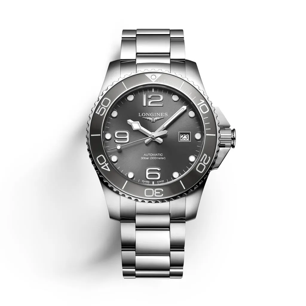 Longines HydroConquest L3.782.4.76.6 watch, black dial