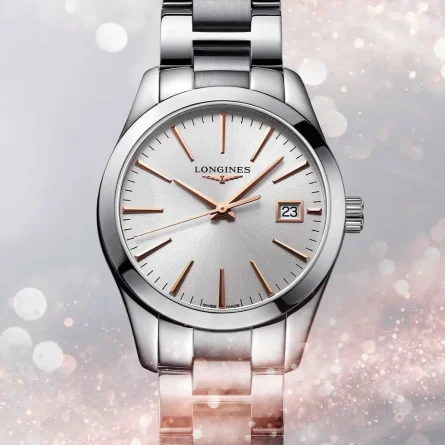 Longines Conquest Classic L2.386.4.72.6 Cuarzo 34 mm