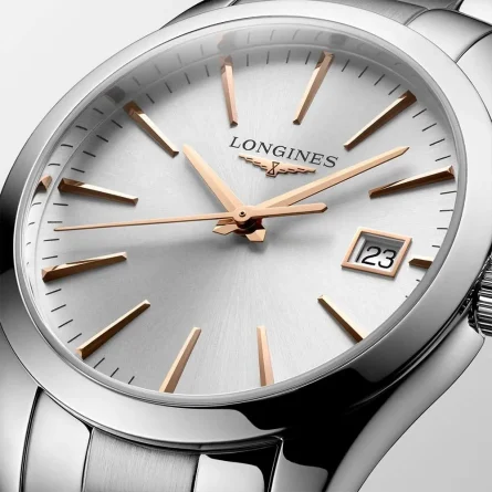 Longines Conquest Classic L2.386.4.72.6 Cuarzo 34 mm