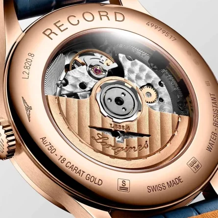Longines Record L2.820.8.92.2 Automático 38,5 mm