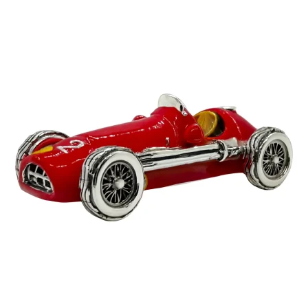 Ferrari D’epoca in argento 925 Saturno – ref. ST945 | Soprammobili Smaltati in Argento | Cicala Gioiellerie Genova