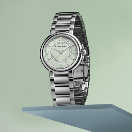 Reloj Maurice Lacroix 1975 Automatic – 40 mm Acero y Piel Marrón – 756008-SS001-130-3