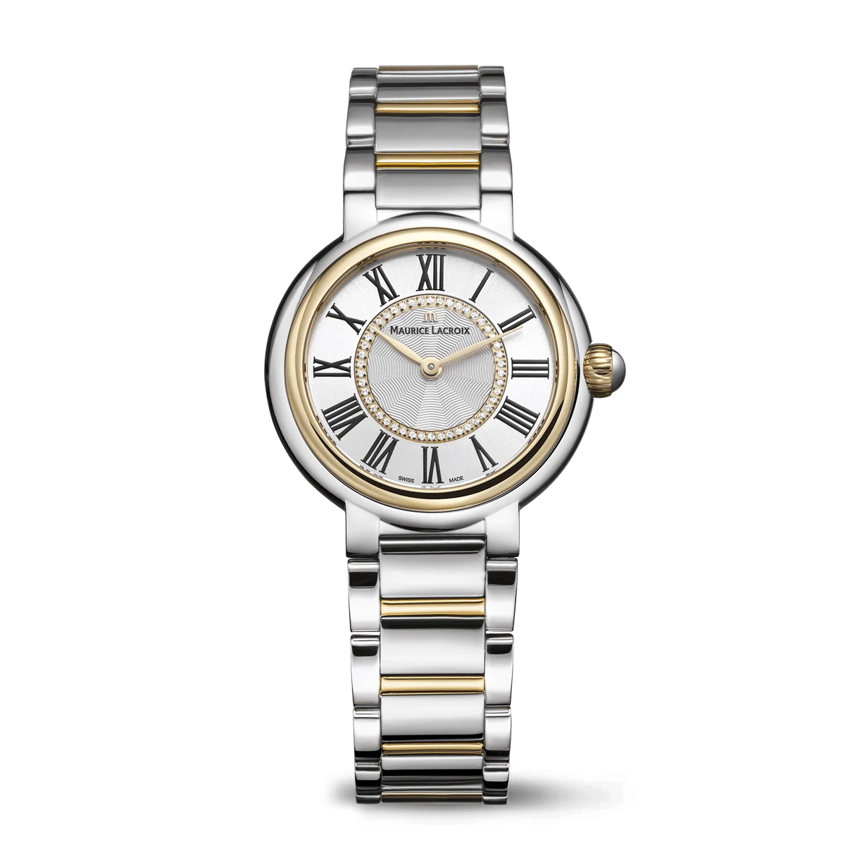 Maurice Lacroix Fiaba Round 33mm Bicolor con Diamantes – Ref. FA1306-SSY13-110-1