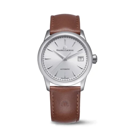 Reloj Maurice Lacroix 1975 Automatic – 36 mm Acero y Piel Marrón – 756007-SS001-130-3