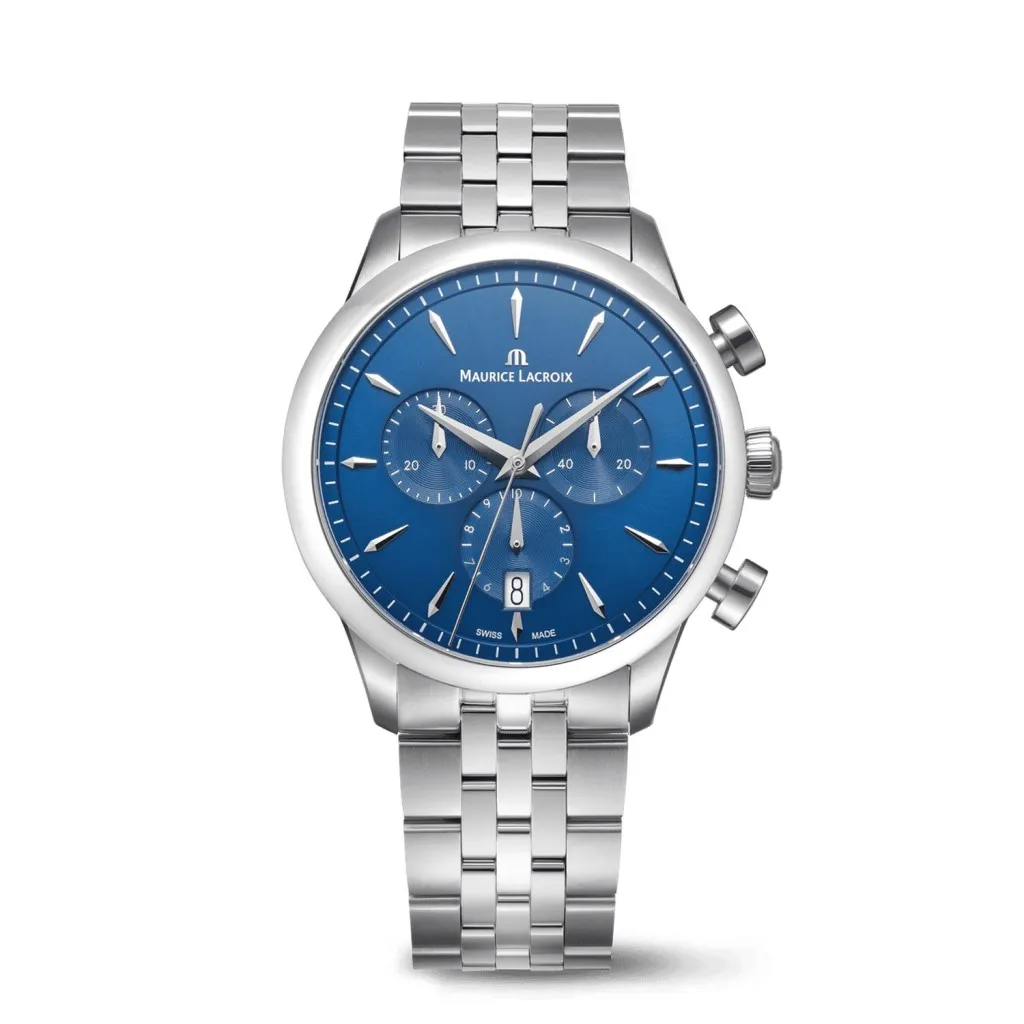 Orologio Maurice Lacroix 1975 Chronograph – 40mm Tutto Acciaio Blu – 751038-SS002-430-1