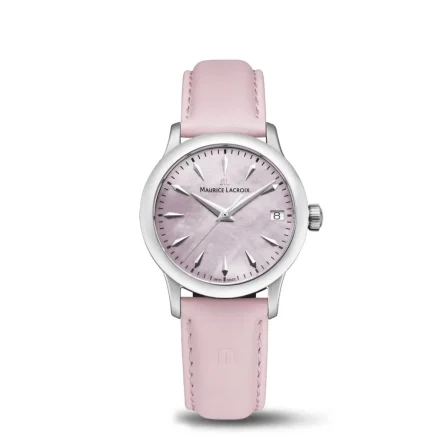 Reloj Maurice Lacroix 1975 – Cuarzo 33mm Acero y Nácar Rosa – 751006-SS001-560-6