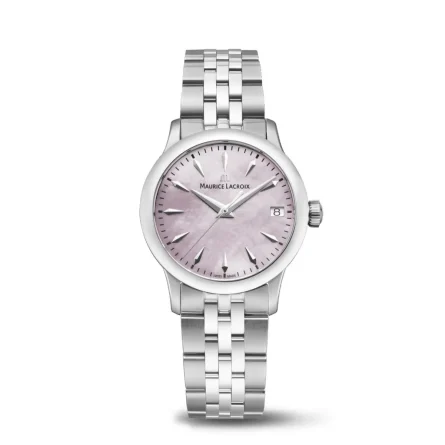 Reloj Maurice Lacroix 1975 – Cuarzo 33mm Acero y Nácar Rosa – 751006-SS002-560-1