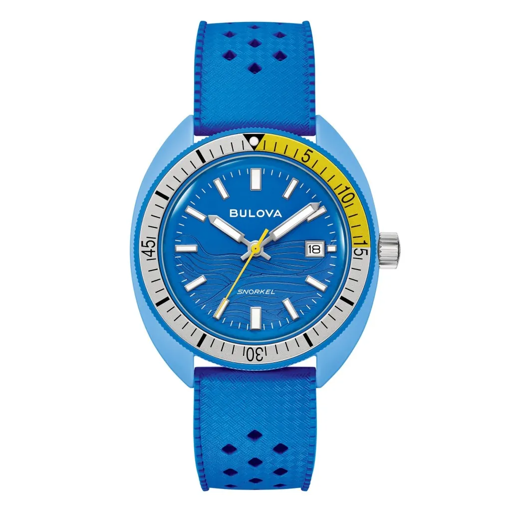Scopri l'esclusivo Orologio Bulova Snorkel 98B445 su Gioielleria Cicala. Movimento quarzo, cassa 44.00 mm. Spedizione assicurata gratuita.