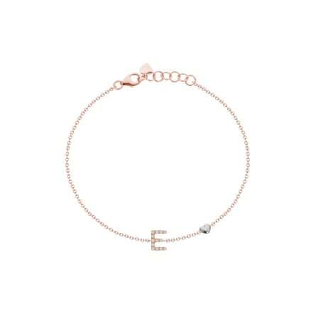 Buonocore You Are 18kt rose gold bracelet white diamonds 0.07ct 1,60 g