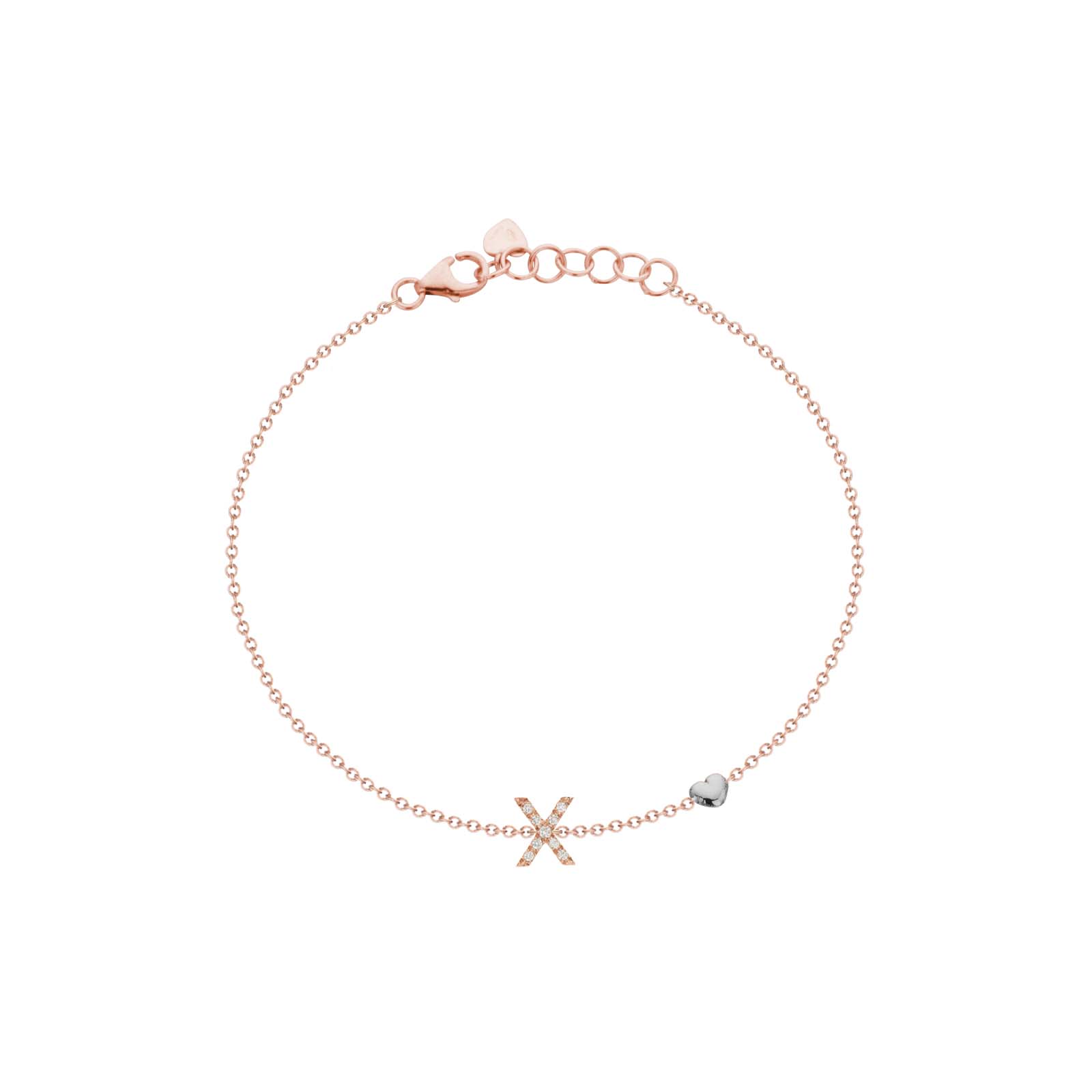 Bracciale Buonocore You Are oro rosa diamanti bianchi 0,05ct 012B-X-DP