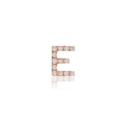Buonocore You Are 18kt rose gold ear cuff single stud white diamonds 0.07ct