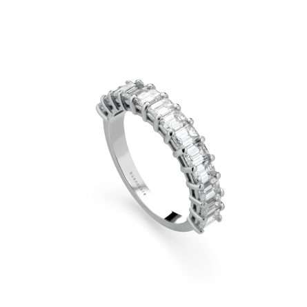 Anello Buonocore Swing oro bianco diamanti bianchi 1,78ct