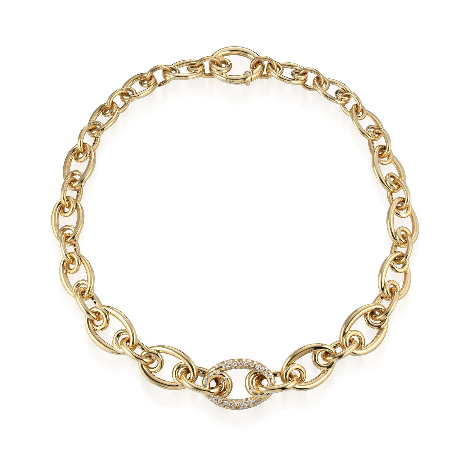 Collana Buonocore oro giallo diamanti bianchi 2,25ct
