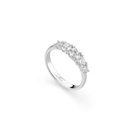 Anello Buonocore True oro bianco diamanti bianchi 0,96ct