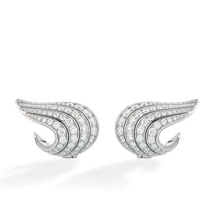 Orecchini Buonocore Wings oro bianco diamanti bianchi 3,60ct