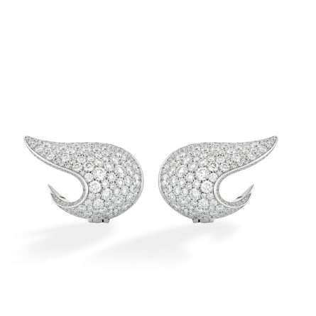 Orecchini Buonocore Wings oro bianco diamanti bianchi 5,13ct