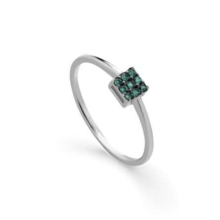 Anello Buonocore Young oro bianco 18kt liscio