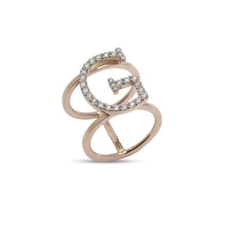 Anillo Buonocore You Are en oro rosa con diamantes blancos 0,62ct