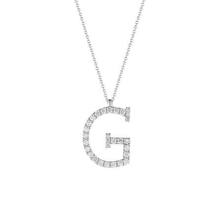 Buonocore You Are 18kt white gold necklace white diamonds 0.63ct