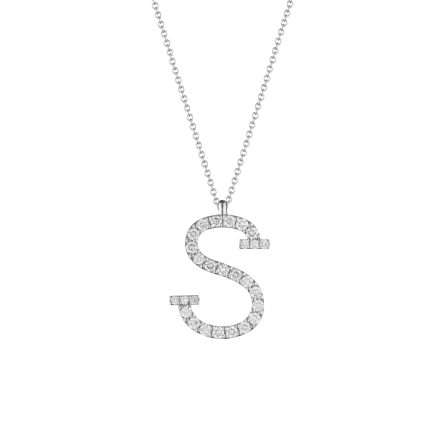 Buonocore You Are 18kt white gold necklace white diamonds 0.56ct