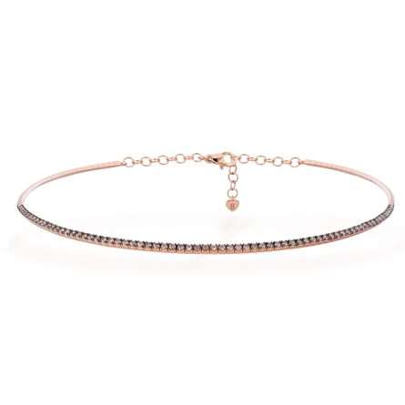 Collana Buonocore Wish oro rosa diamanti brown 2,10ct