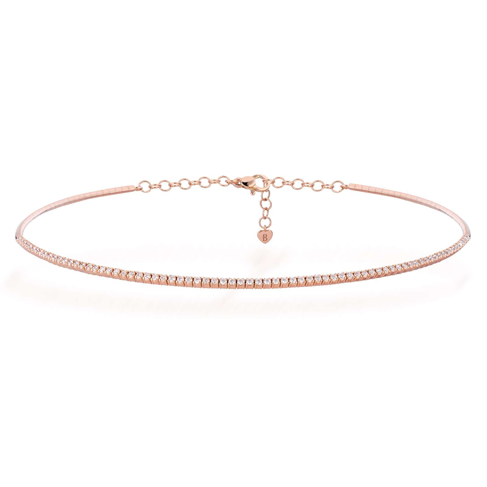 Collana Buonocore Wish oro rosa diamanti bianchi 1,92ct