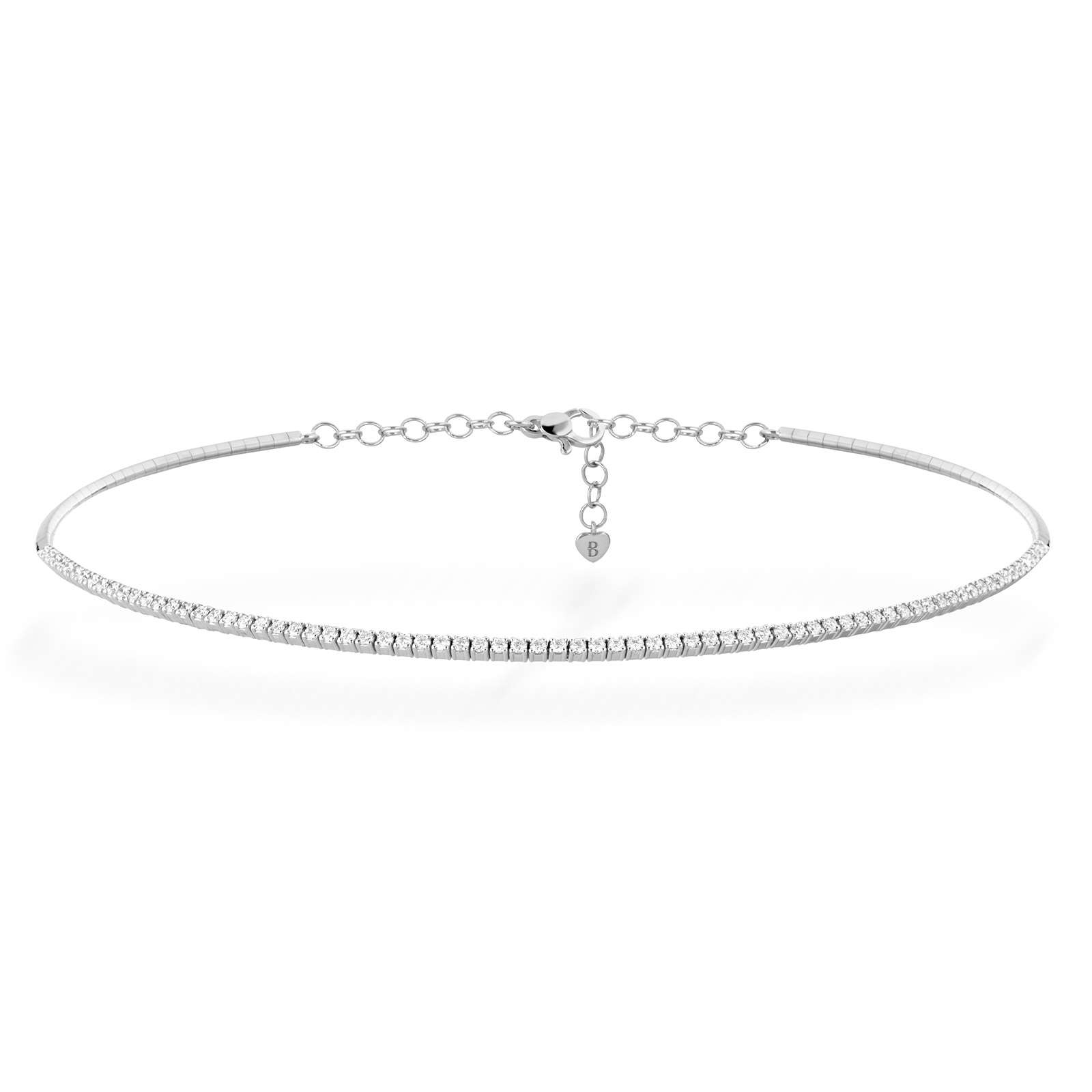 Collana Buonocore Wish oro bianco diamanti bianchi 1,92ct