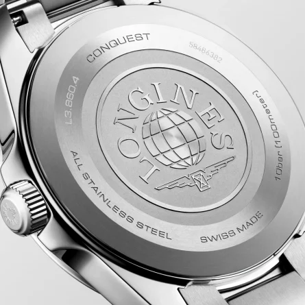 Orologio Longines Conquest al Quarzo 41 mm L3.860.4.52.6