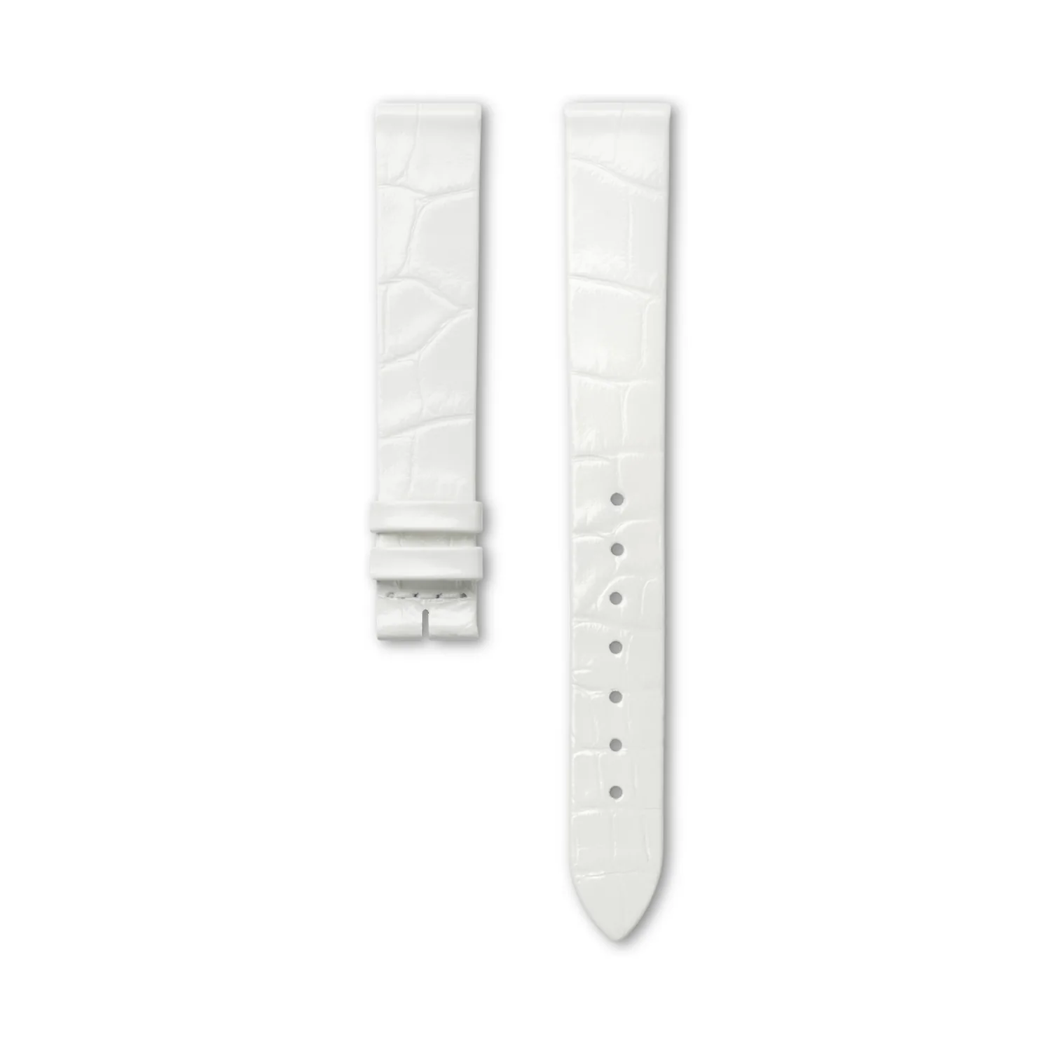 Cinturino originale Longines alligatore bianco 13-12 mm