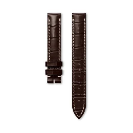 Genuine Longines calf leather strap brown 14 mm