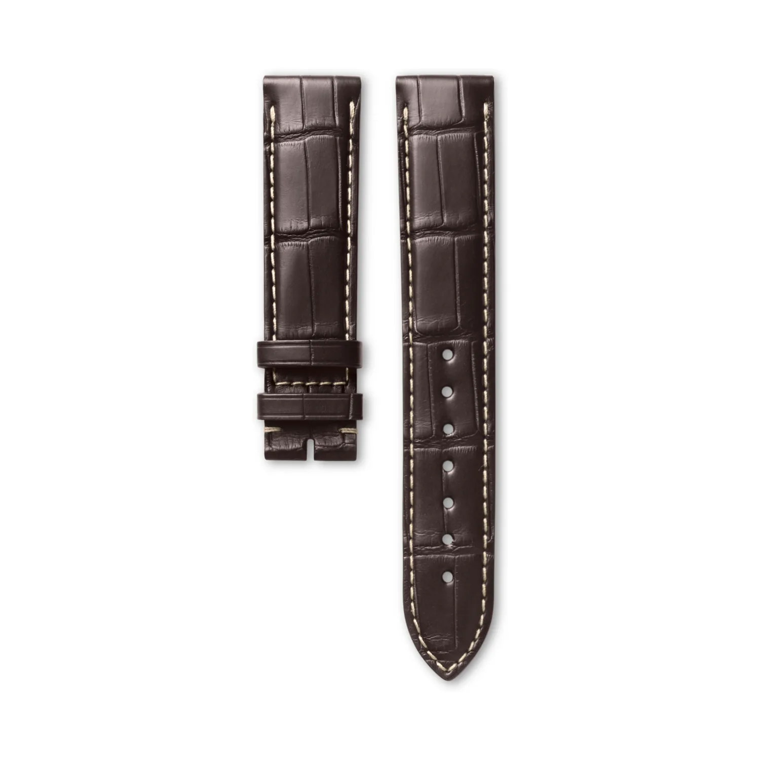 Cinturino originale Longines alligatore marrone 19-18 mm