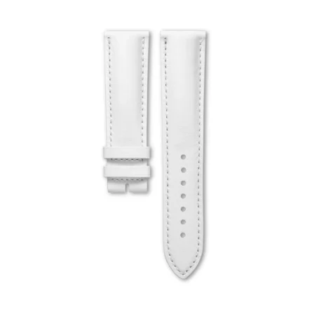 Correa original Longines piel de becerro blanco 21-20 mm
