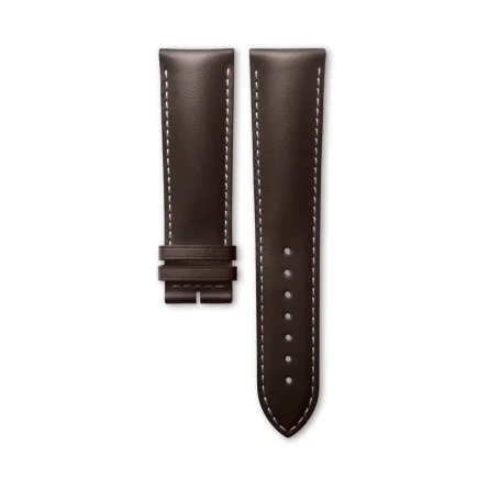 Correa original Longines de piel de becerro marrón 22-20 mm