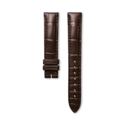 Genuine Longines alligator leather strap brown 15-14 mm