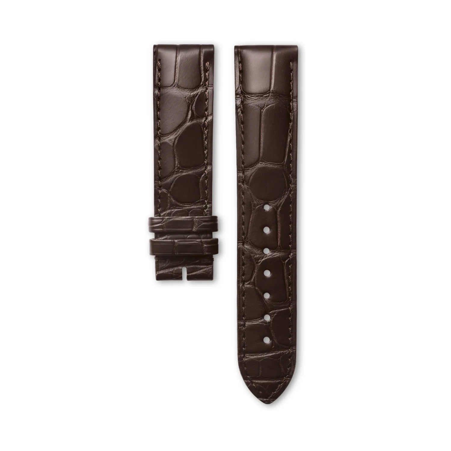 Cinturino originale Longines alligatore marrone 19-18 mm