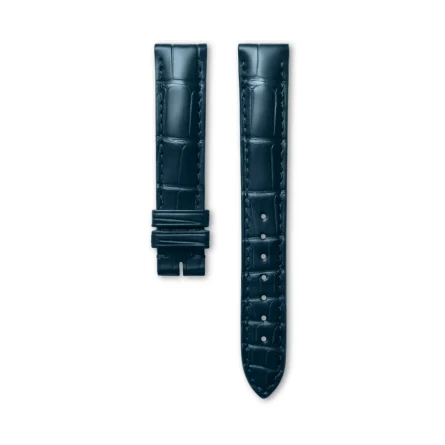 Genuine Longines alligator leather strap blue 15-14 mm
