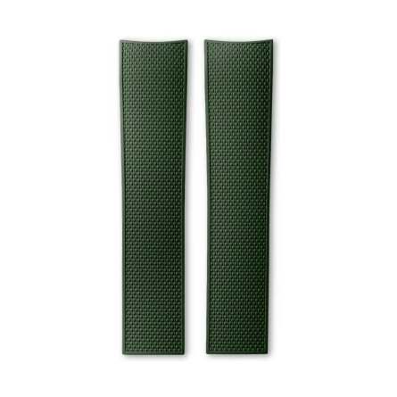 Genuine Longines rubber strap green 21 mm